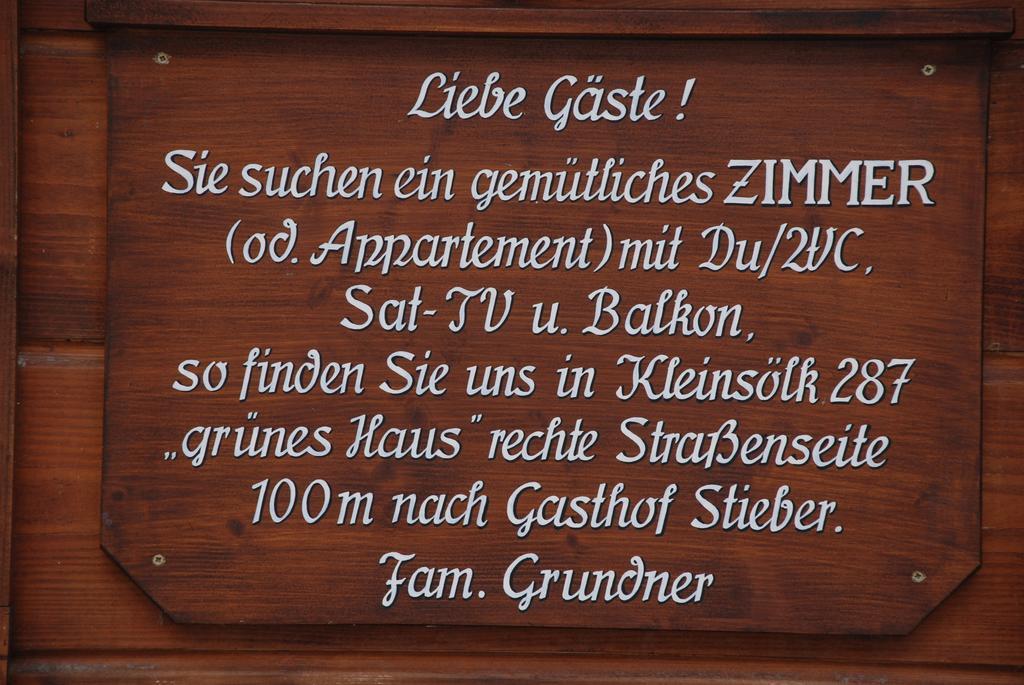 Appartement Grundner Grosssolk Extérieur photo